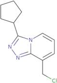 8-(Chloromethyl)-3-cyclopentyl-[1,2,4]triazolo[4,3-a]pyridine