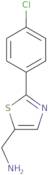 [2-(4-Chlorophenyl)-1,3-thiazol-5-yl]methanamine