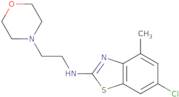 6-Chloro-4-methyl-N-(2-morpholinoethyl)benzo[D]thiazol-2-amine
