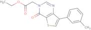 Ethyl [7-(3-methylphenyl)-4-oxothieno[3,2-d]pyrimidin-3(4H)-yl]acetate