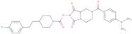 [7-[4-(Dimethylamino)benzoyl]-1,3-dioxo-5,6,8,8a-tetrahydroimidazo[1,5-a]pyrazin-2-yl] 4-[2-(4-chl…