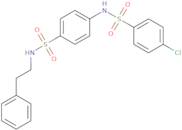 4-Chloro-N-(4-(N-phenethylsulfamoyl)phenyl)benzenesulfonamide