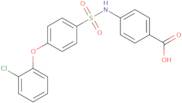 4-[4-(2-chlorophenoxy)benzenesulfonamido]benzoic acid