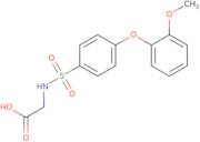 ((4-(2-Methoxyphenoxy)phenyl)sulfonyl)glycine