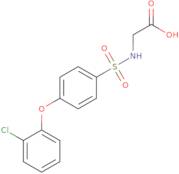 ((4-(2-Chlorophenoxy)phenyl)sulfonyl)glycine