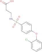 3-((4-(2-Chlorophenoxy)phenyl)sulfonamido)propanoic Acid