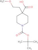 1-[(tert-Butoxy)carbonyl]-4-(2-methoxyethyl)piperidine-4-carboxylic acid