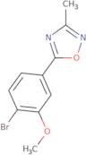 5-(4-Bromo-3-methoxyphenyl)-3-methyl-1,2,4-oxadiazole