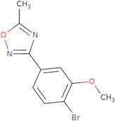 3-(4-Bromo-3-methoxyphenyl)-5-methyl-1,2,4-oxadiazole