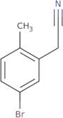 5-bromo-2-methylphenylacetonitrile