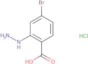 4-Bromo-2-hydrazinylbenzoic acid hydrochloride