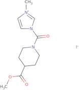 1-[4-(Methoxycarbonyl)piperidine-1-carbonyl]-3-methyl-1H-imidazol-3-ium iodide