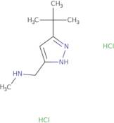 [(5-tert-Butyl-1H-pyrazol-3-yl)methyl]methylaminedihydrochloride