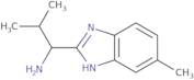 2-Methyl-1-(5-methyl-1H-benzimidazol-2-yl)propan-1-amine
