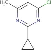 4-chloro-2-cyclopropyl-6-methylpyrimidine