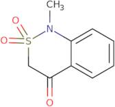 1-Methyl-1,2,3,4-tetrahydro-2λ~6~,1-benzothiazine-2,2,4-trione