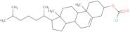 (1S,2R,5S,10S,11S,14R,15R)-2,15-Dimethyl-14-[(2R)-6-methylheptan-2-yl]tetracyclo[8.7.0.0^{2,7}.0^{11,15}]heptadec-7-en-5-yl chlorofo rmate