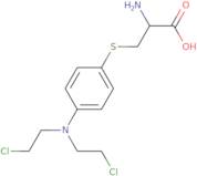 2-Amino-3-((4-(bis(2-chloroethyl)-amino)phenyl)thio)propanoic acid