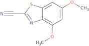 4,6-Dimethoxy-2-benzothiazolecarbonitrile