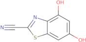 4,6-Dihydroxybenzo[d]thiazole-2-carbonitrile