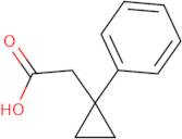 2-(1-Phenylcyclopropyl)acetic acid