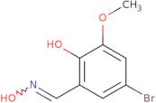 5-Bromo-2-hydroxy-3-methoxybenzenecarbaldehyde oxime