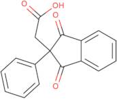 (1,3-Dioxo-2-phenyl-2,3-dihydro-1H-inden-2-yl)acetic acid