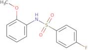 4-Fluoro-N-(2-methoxyphenyl)benzene-1-sulfonamide