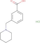 3-[(Piperidin-1-yl)methyl]benzoic acid hydrochloride