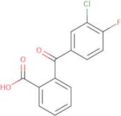 2-(3-Chloro-4-fluorobenzoyl)benzoic acid