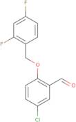 5-Chloro-2-((2,4-difluorobenzyl)oxy)benzaldehyde