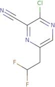3-Chloro-6-(2,2-difluoroethyl)pyrazine-2-carbonitrile