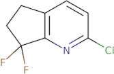 2-Chloro-7,7-difluoro-5,6-dihydrocyclopenta[b]pyridine