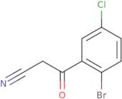 3-(2-Bromo-5-chlorophenyl)-3-oxopropanenitrile