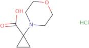 1-(Morpholin-4-yl)cyclopropane-1-carboxylic acid hydrochloride