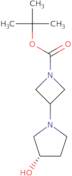 (S)-tert-butyl 3-(3-Hydroxypyrrolidin-1-yl)azetidine-1-carboxylate ee