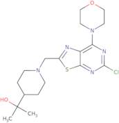 2-(1-((5-Chloro-7-morpholinothiazolo[5,4-d]pyrimidin-2-yl)methyl)piperidin-4-yl)propan-2-ol