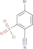 5-Bromo-2-cyanobenzene-1-sulfonyl chloride