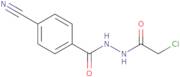 N'-(2-Chloroacetyl)-4-cyanobenzohydrazide