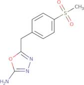 5-[(4-Methanesulfonylphenyl)methyl]-1,3,4-oxadiazol-2-amine