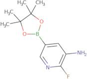 2-Fluoro-5-(4,4,5,5-tetramethyl-[1,3,2]dioxaborolan-2-yl)-pyridin-3-ylamine