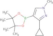 3-Cyclopropyl-1-methyl-4-(tetramethyl-1,3,2-dioxaborolan-2-yl)-1H-pyrazole