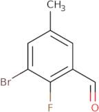 3-bromo-2-fluoro-5-methylbenzaldehyde