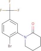 1-(2-Bromo-5-trifluoromethylphenyl)piperidin-2-one