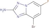 8-Bromo-6-fluoro-[1,2,4]triazolo[1,5-a]pyridin-2-ylamine