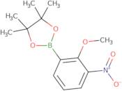 2-(2-Methoxy-3-nitrophenyl)-4,4,5,5-tetramethyl-1,3,2-dioxaborolane