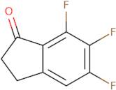 5,6,7-Trifluoro-2,3-dihydro-1H-inden-1-one