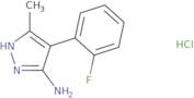 4-(2-Fluorophenyl)-3-methyl-1H-pyrazol-5-amine hydrochloride