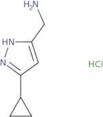 (5-Cyclopropyl-1H-pyrazol-3-yl)methylamine hydrochloride