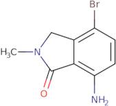 7-Amino-4-bromo-2-methyl-2,3-dihydro-isoindol-1-one